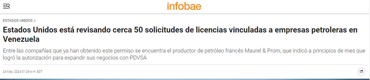 #PaLaCola El jefe de la Misión gringa para Venezuela, Francisco Palmieri, “soltó la perla” desde #Colombia según la cual la #OFAC de EEUU recibió entre 20 y 50 (impreciso) solicitudes de licencias individuales por parte de empresas que desean realizar negocios en Venezuela.