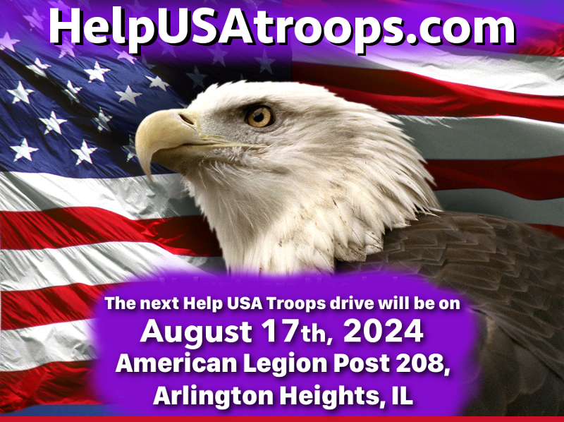HelpUSAtroops's tweet photo. Shipping Care packages to the troops.  Visit us at https://t.co/LPSAAdxo7F #veterans #military #arlingtonheights https://t.co/54eLfJR06D