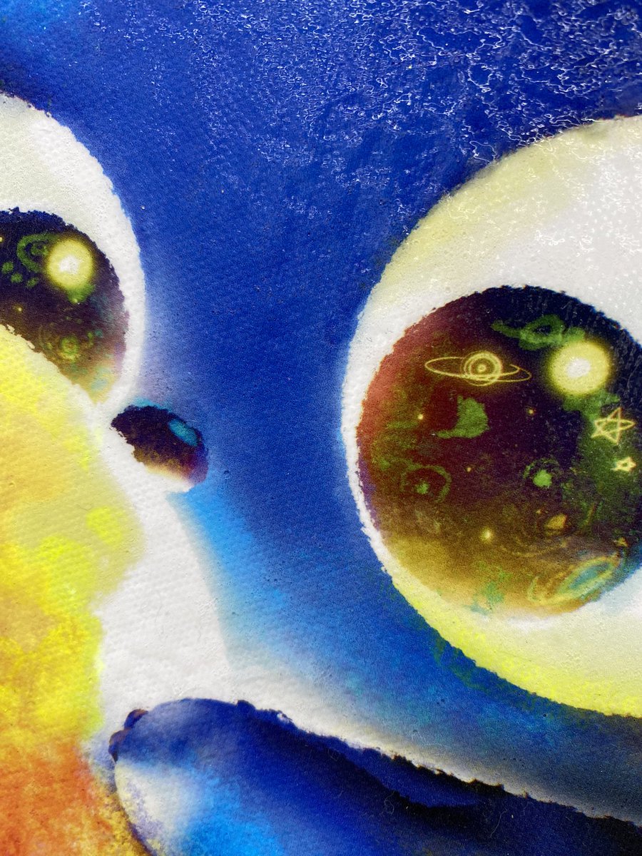 vol_510d's tweet photo. .
DAI GOTO. 2days solo exhibition 「おかえり」
.
クレアの目の中の星と、アップルパイの器に書き込まれた建造物や星が個人的には好きなポイントです🌟🪐

#個展おかえり #DAIGOTO. #後藤大 #Cleus🐱 https://t.co/uyHrg8V18T