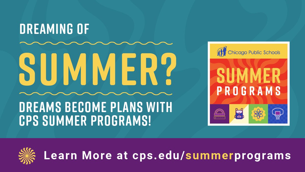 Summer break is right around the corner! CPS summer programs help keep students engaged during summer break. Browse our program catalog to view opportunities for summer learning by visiting cps.edu/summerprograms