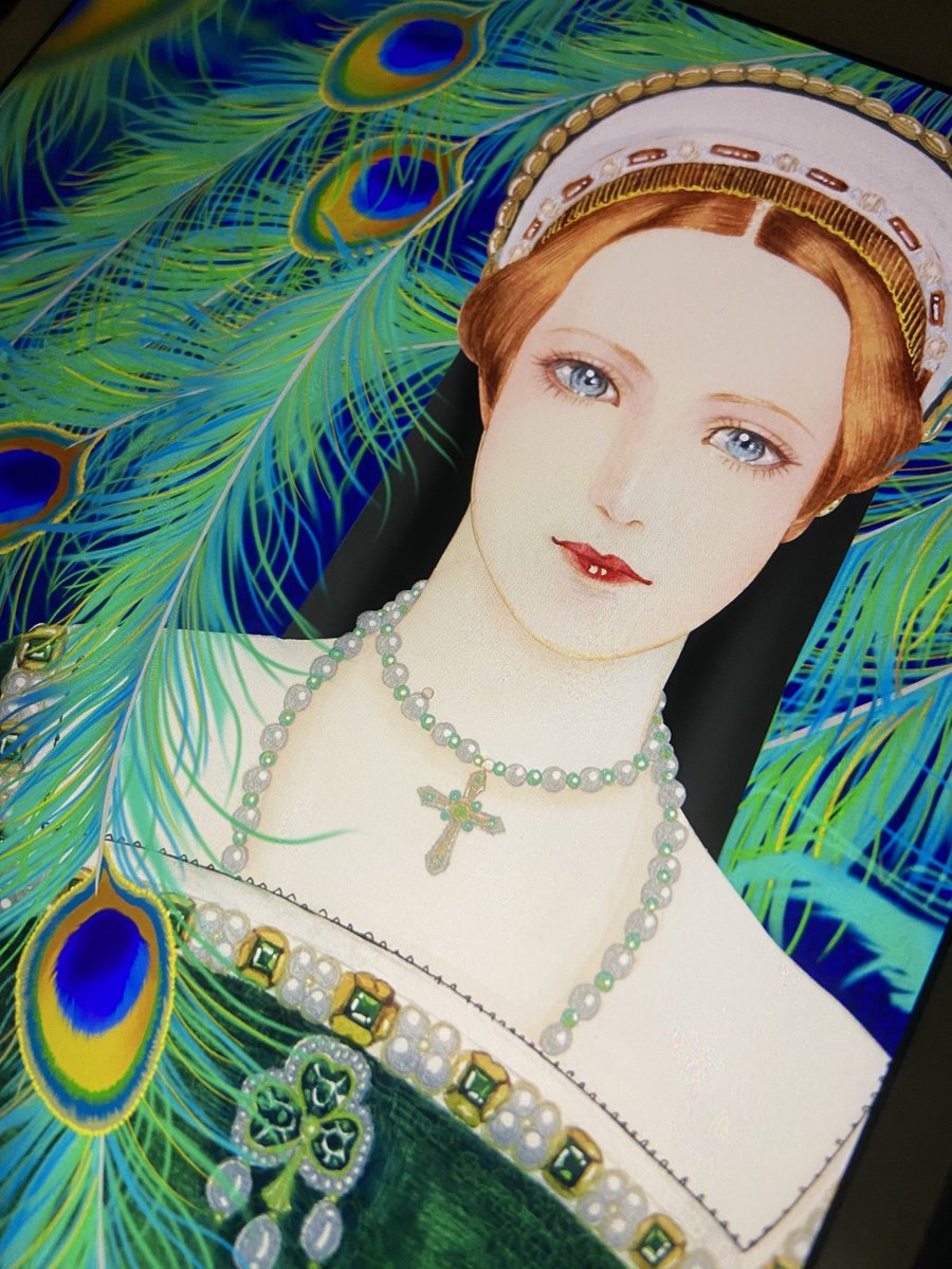 Looking forward to the weekend vacation. There is still some work to be completed before this.💙🦚✍🏻 #Tudor #renaissance