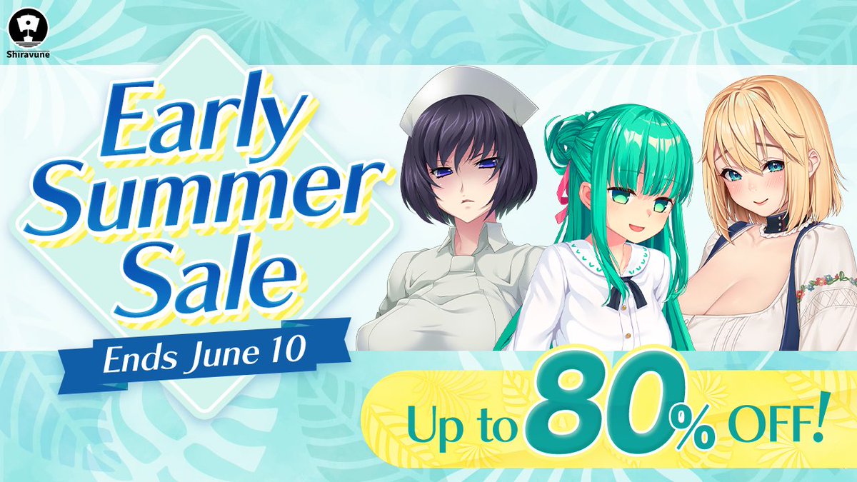 The @shiravune Early Summer Sale is here, on the JAST Store! Discounts up to 80% on a wide variety of games! There's something for everyone, so stop by and find a new favorite! Sale ends June 10th, don't hesitate to grab anything that catches your eye! jastusa.com/games?attribut…