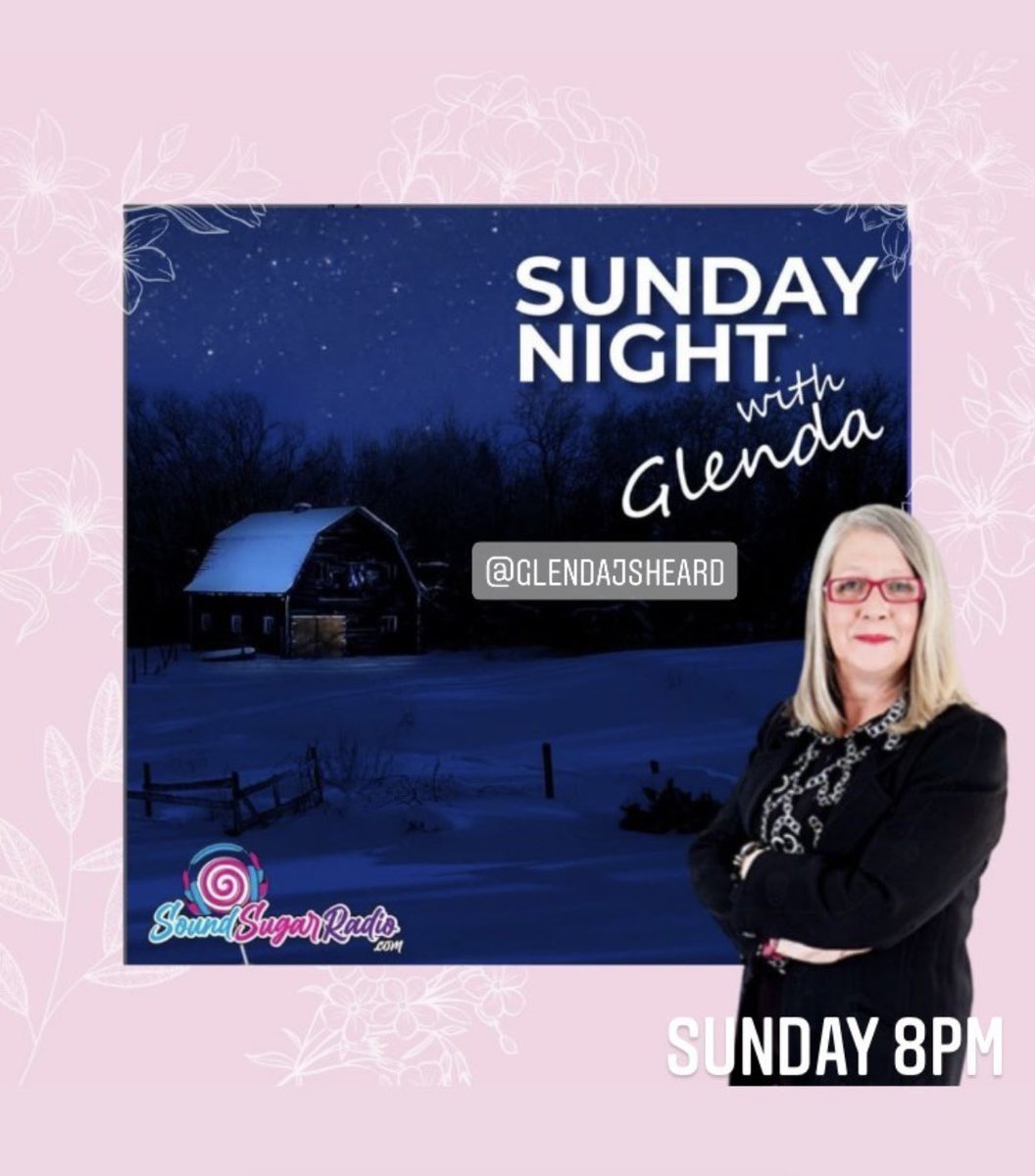 Hope you’ll join me tonight, 8-9pm for Sunday Night With Glenda on @SoundSugarRadio 
Listen to show 123 at soundsugarradio.com OR
Episode 2024-38 on the ‘Keeping it Real’ podcast on your favourite podcast platform. 

#SNWG #talkntunes #Shpk #strathconacounty #GlobalListening
