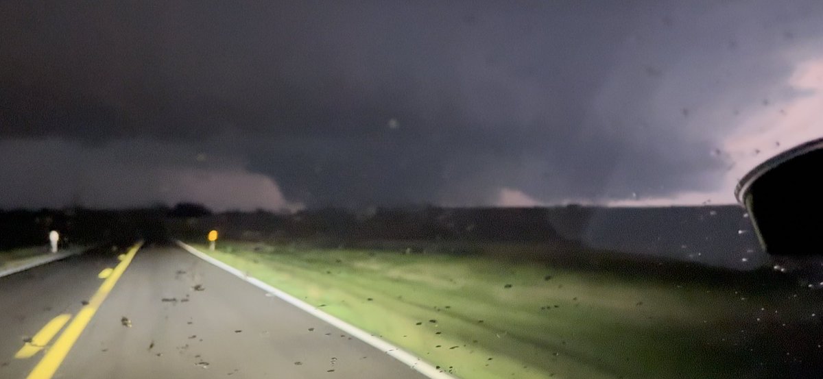 View of the tornado from Princeton, KY around 10 mins ago.