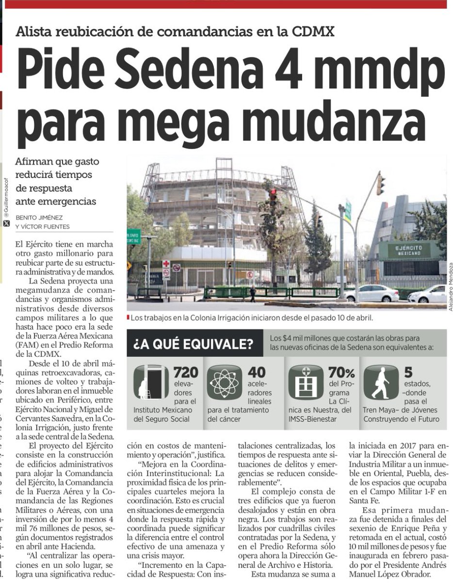 Para quienes niegan la militarización y sus efectos. Las prioridades de un gobierno se reflejan en el presupuesto y aquí están. No hay dinero suficiente para salud y educación, lo que sí saca a los pobres de la pobreza en el mediano y largo plazo. Sí hay dinero para darle