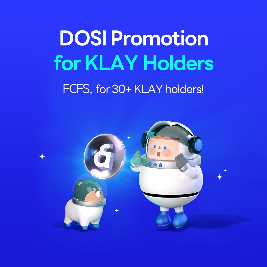 📢Massive Event for Klaytn Users Seize the opportunity to claim 100% KAIA right now!🔥 ⭐️Rewards for 100,000 Kaikas wallets! (100% for 10,000!) ⭐️The first 12,000 buyers get a 100% bonus KAIA! ⭐️Pay with KLAY for 3% Payback! Learn More 👉lin.ee/hDn5BZS/qbko #DOSI