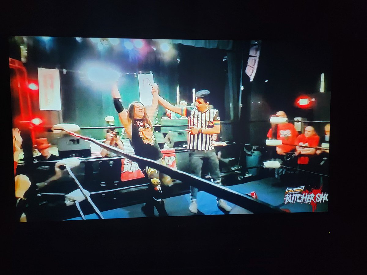 tall_ny's tweet photo. #IAmTheProject won a Fatal Four Way Eliminator Match over Slikk Tyson Stone, Niles Blood and Adrian Grimm, last eliminating Stone @PrimosWrestling @TheRoxyDenver
#TheChoppingBlock https://t.co/fYI3UzP0y9