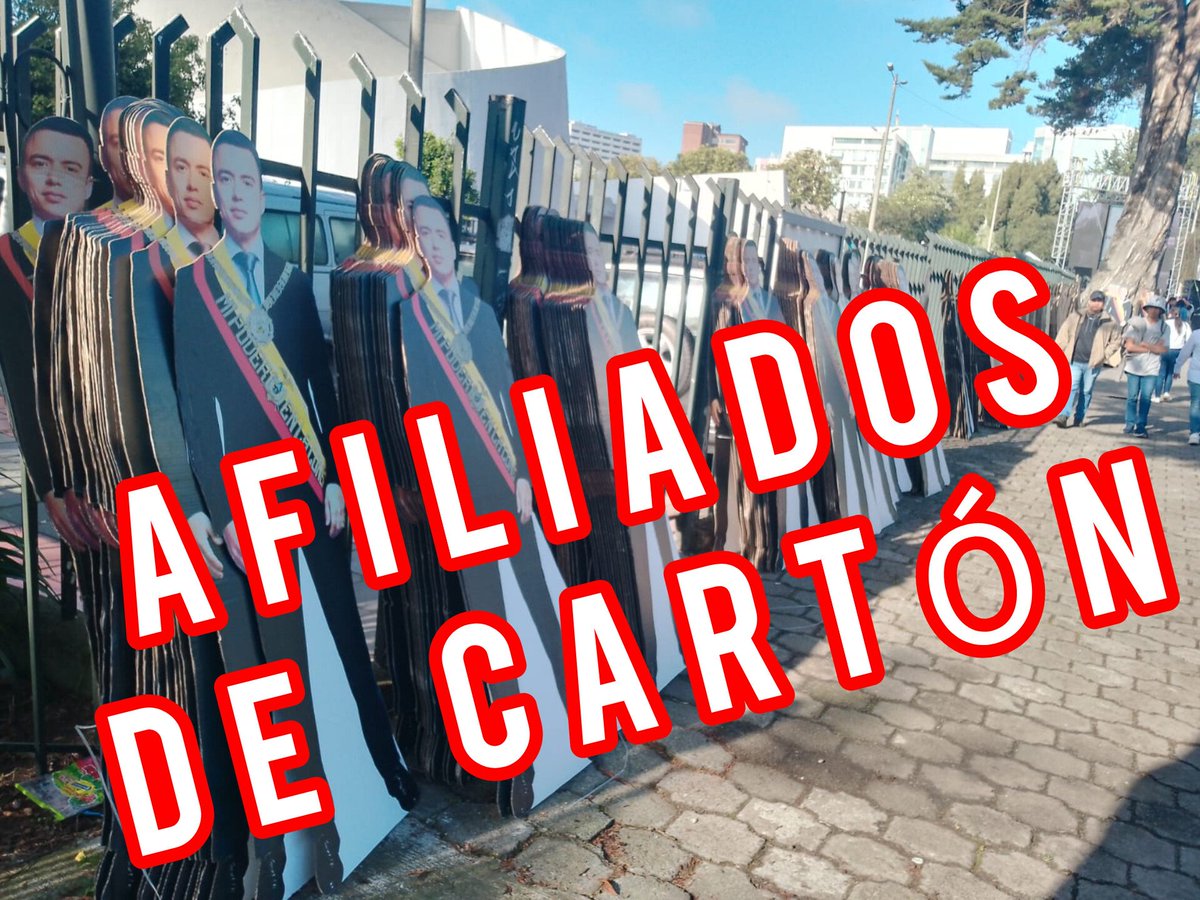 cucomitae73's tweet photo. #PUCHERAZO @cnegobec
Movimiento del presidente de la República, @DanielNoboaOKP, denominado @Adnecuadorok (ADN), inscrito con "PUCHERAZO"
¿De dónde sacó @Adnecuadorok las firmas para legalizarse en tiempo récord en el @cnegobec?
#Fiscalicen afiliados de #CARTÓN
@AsambleaEcuador https://t.co/uOhQm2Ps0k