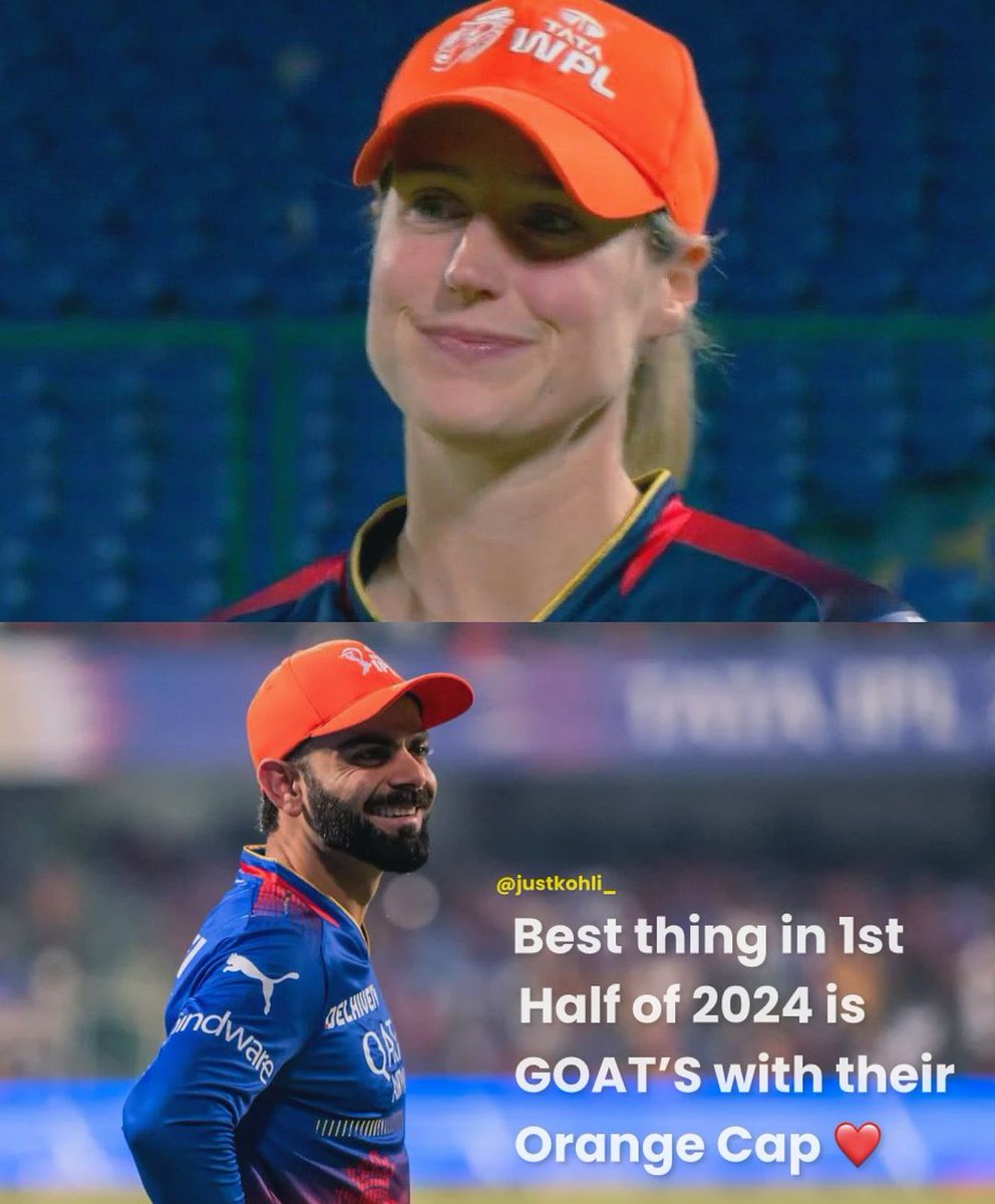 Two GOATs
Ellyse Perry 👸 🤝 Virat Kohli 🤴❤️