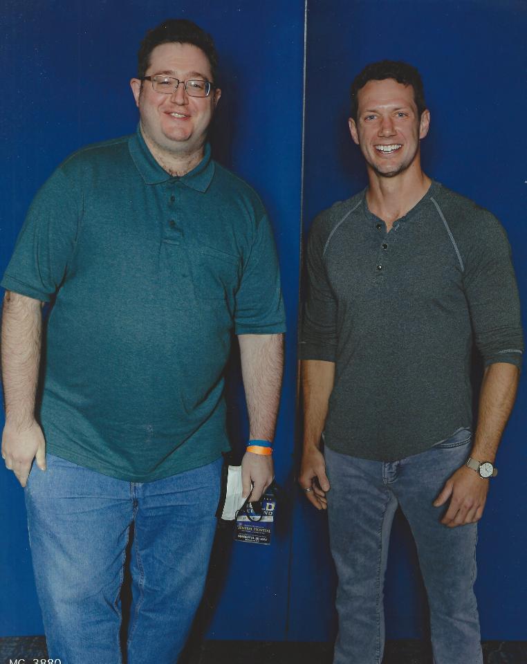 GBourgard's tweet image. I met him 2 years ago at the #GHCONVENTION 2 years ago. He was such a kind and cool guy. I remember he had to fill in hosting the 1st day of the convention at the last minute because @lldubs was filming scenes at GH. He did great. Such a senseless tragedy.