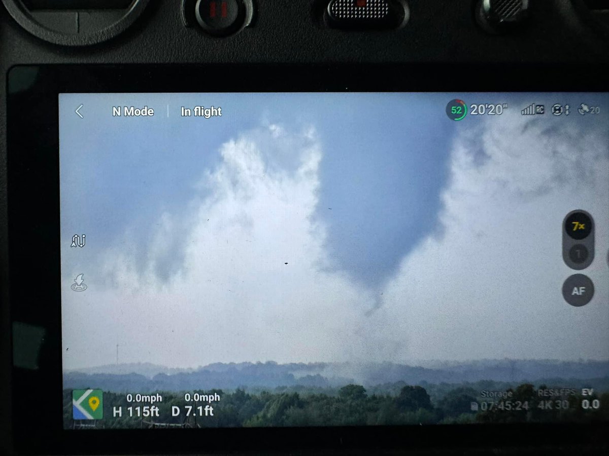 tabithahawk's tweet image. Been filming multiple tornados near Paducah and dawson springs, mostly with the drone