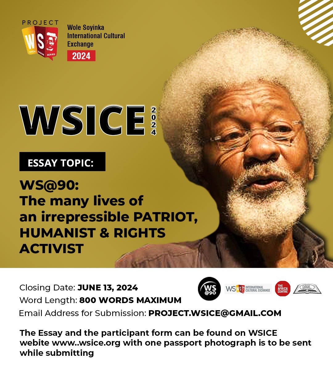 THE_WSICE's tweet photo. The objective is to deepen the students understanding of the dynamics of nation building, especially to think through the examples already established through Wole Soyinka’s personal life and intervention in public discourses and engagements. 

#wsice #wsice2024 https://t.co/56CAoC1wL7