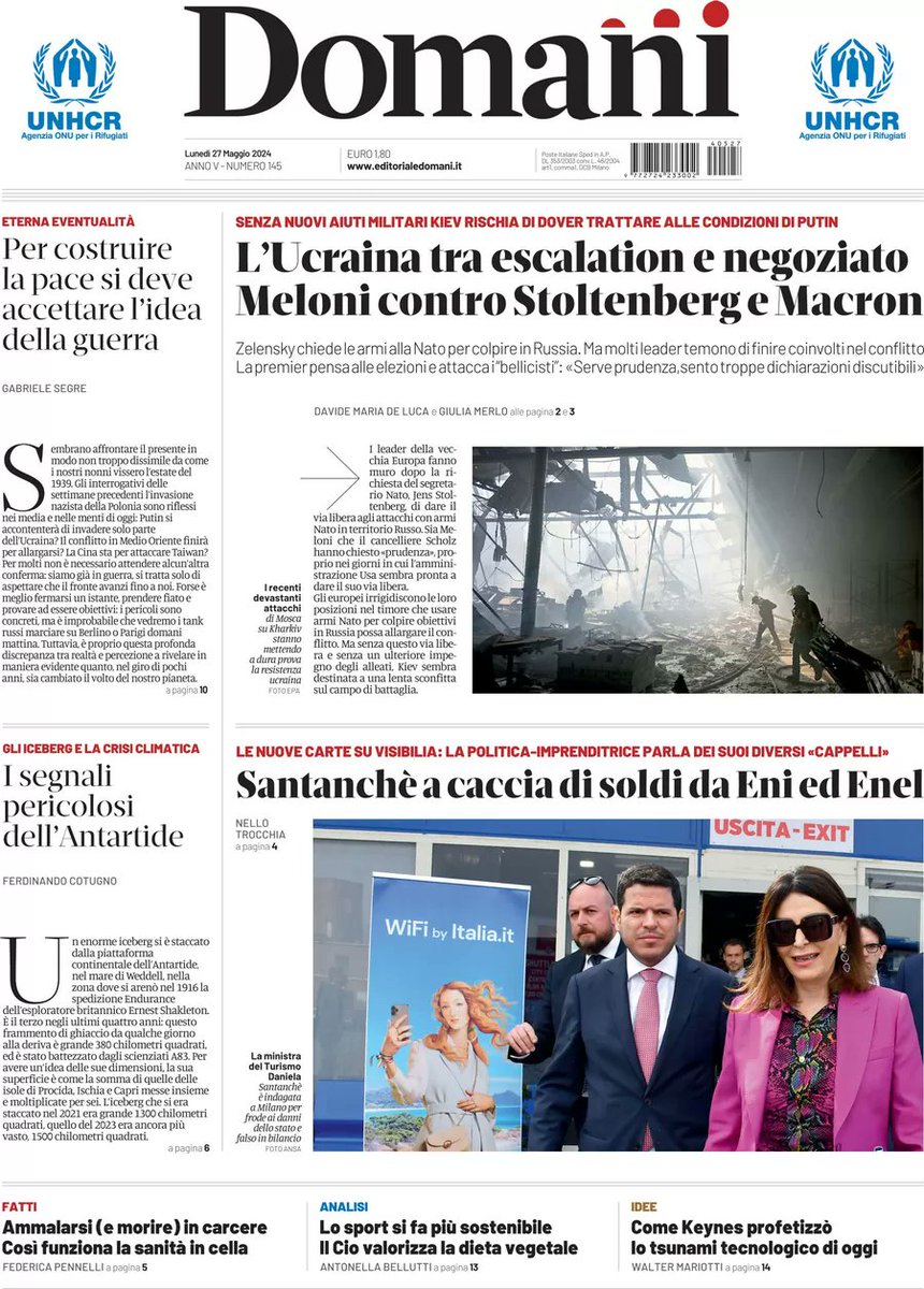 #Primepagine #27maggio2024 #AltriMondi #EdicolaAngel🗞️📰