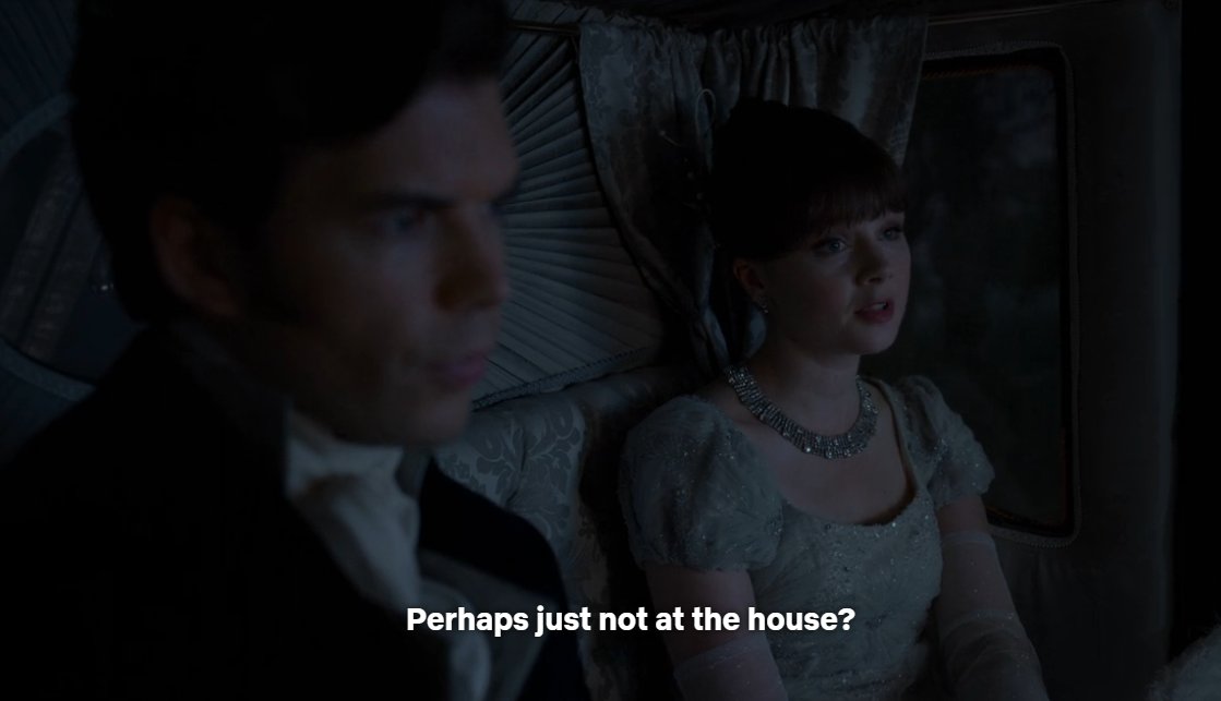 Mabel_CtaFan's tweet photo. Eloise asked Colin not to bring or see Pen at the Bridgerton house. 
Colin a few episodes later: Hello family. I'm bringing Pen to the house because I'm going to marry her. 
#bridgerton https://t.co/jSsGlql8bk
