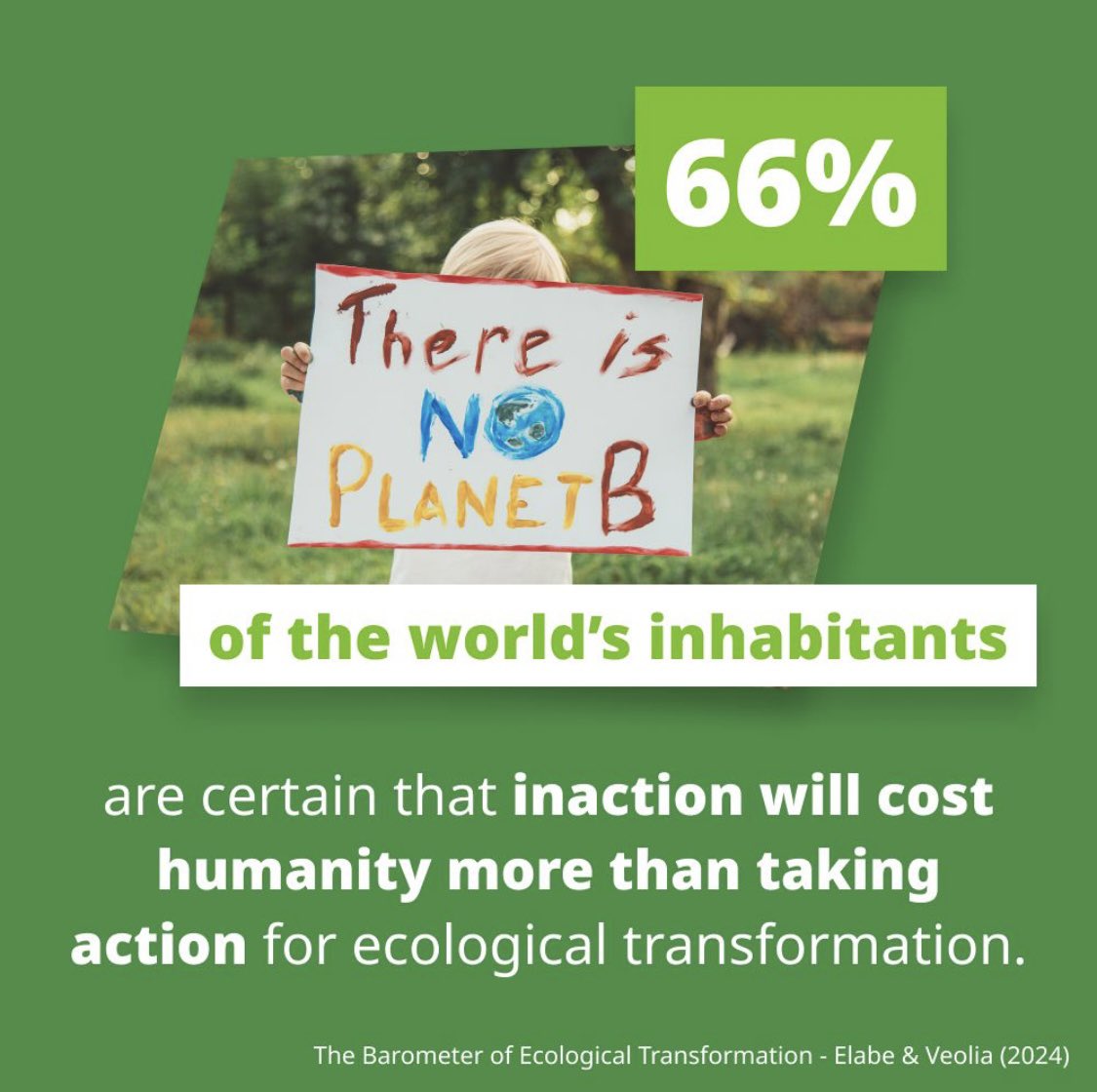 “There is no planet B” <a href="/Veolia/">Veolia</a> @VeoliaWTS #EcologicalTransformation