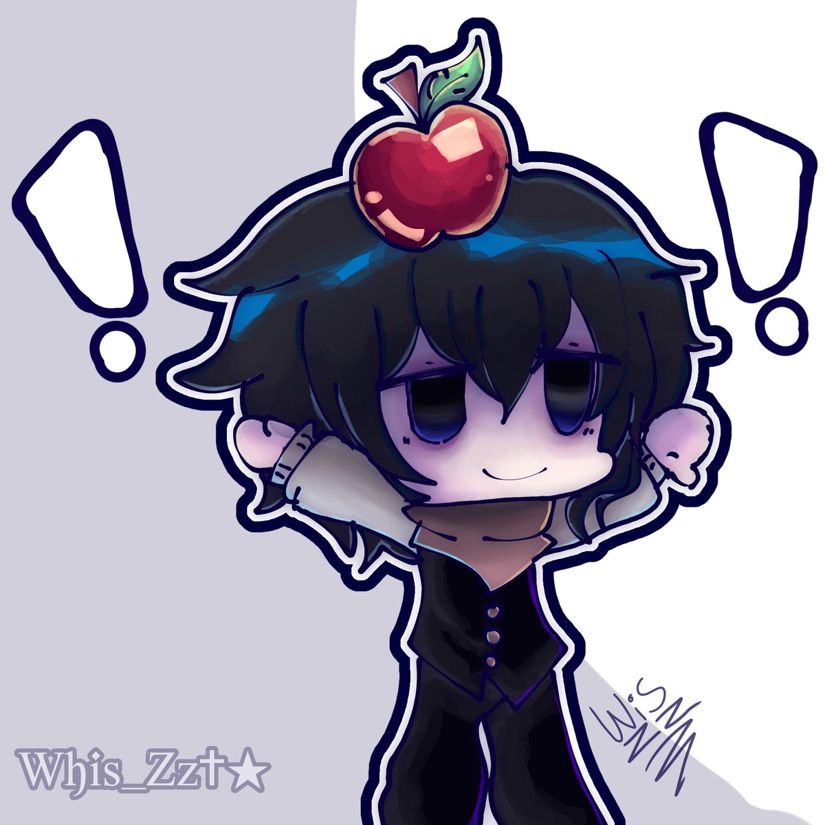 Wissizef's tweet image. Quise hacerlo más ami manera tercermundista xd 
Agent y una manzana 
#GachaEdit #ThefilesAgent