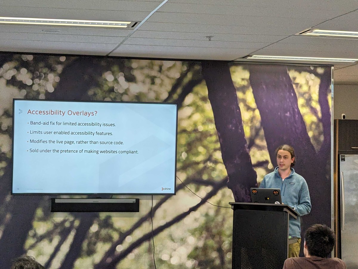 Last week, Dahmon Bicheno gave an insightful presentation on web accessibility, highlighting major issues in form accessibility, techniques to mitigate these issues, and tools for testing. It was an eye-opening session on creating more inclusive web experiences!