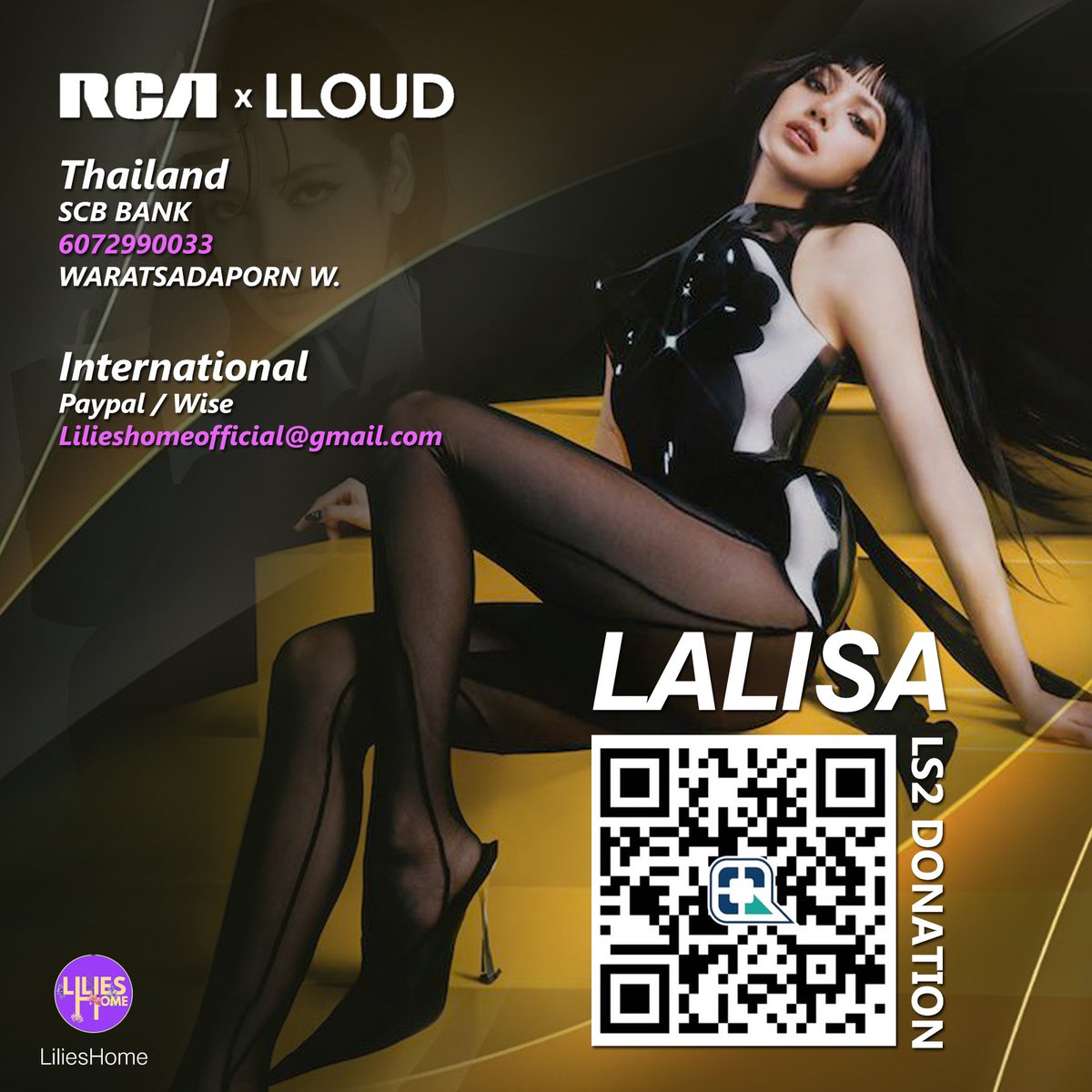 LiliesHome_'s tweet photo. ✨️LS2 Donation✨️
Announcing new account for Cambodian Lisa fans, use the TrueMoney Cambodia QR code below!
For Thailand, same SCB account with QR code below.
วรัษฎาพร วงษ์เป็ง
SCB บัญชีเลขที่ 6072990033
For international fans, transfer through PayPal or WISE: LILIESHOMEOFFICIAL@GMAIL.COM
#LISA #LALISA #LLOUD