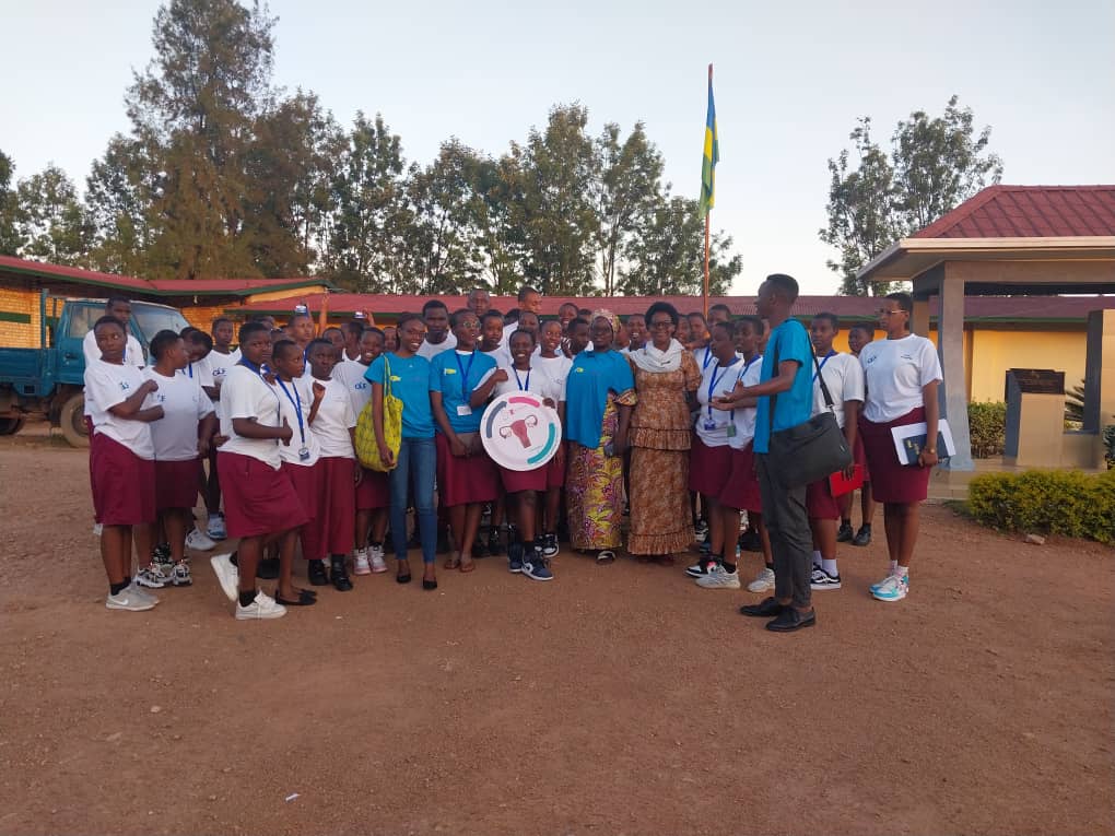 'Proud to have conducted a menstrual health hygiene campaign in Muhanga District at ACEJ Karama today. Educating and supporting girls and women on menstrual care is crucial for their health and wellbeing. #MenstrualHealth #GirlPower'