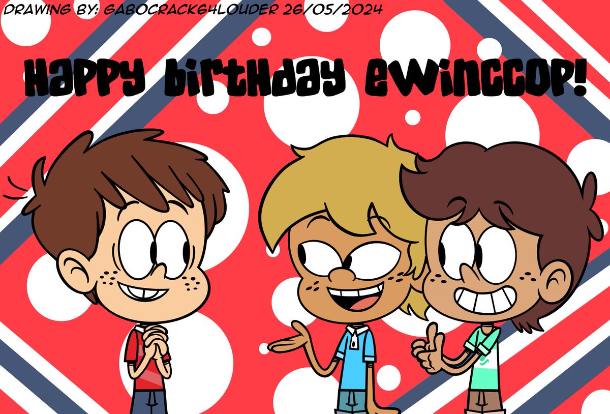 gabocrack64's tweet photo. HAPPY BIRTHDAY!!!!!๐โโจโ๐โ๐โ๐โโจโ๐ @EWincoop
#ernestochulin #gabocrack64 #gabocrack64louder #gabocrack64digitalart #gabocrack64ocs #theloudhouse #theloudhouseocs #theloudhousestyle #cute #oc #ocfanart #ocart #boy #kids #birthday #birthdaygift #birthdaygiftart https://t.co/lIWSfQy4EW