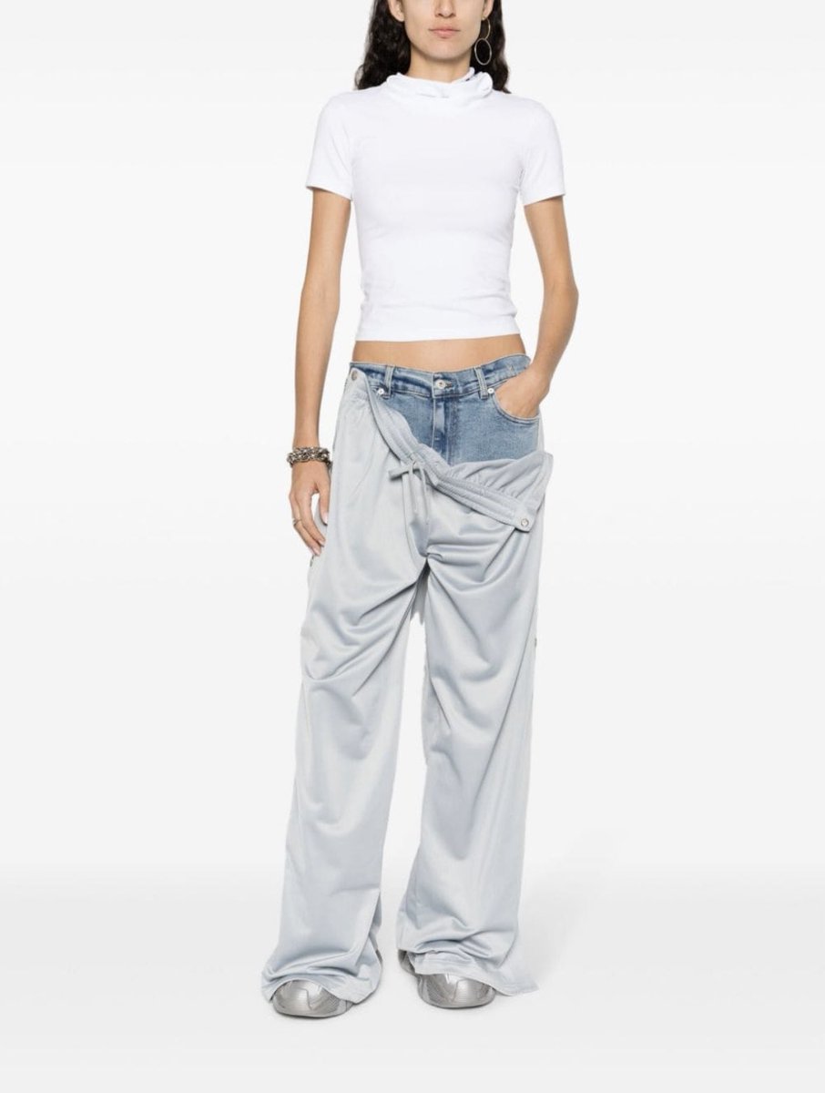 New jeans ハニ着用！ YPROJECT ワイドパンツ XSグレー | APPS 