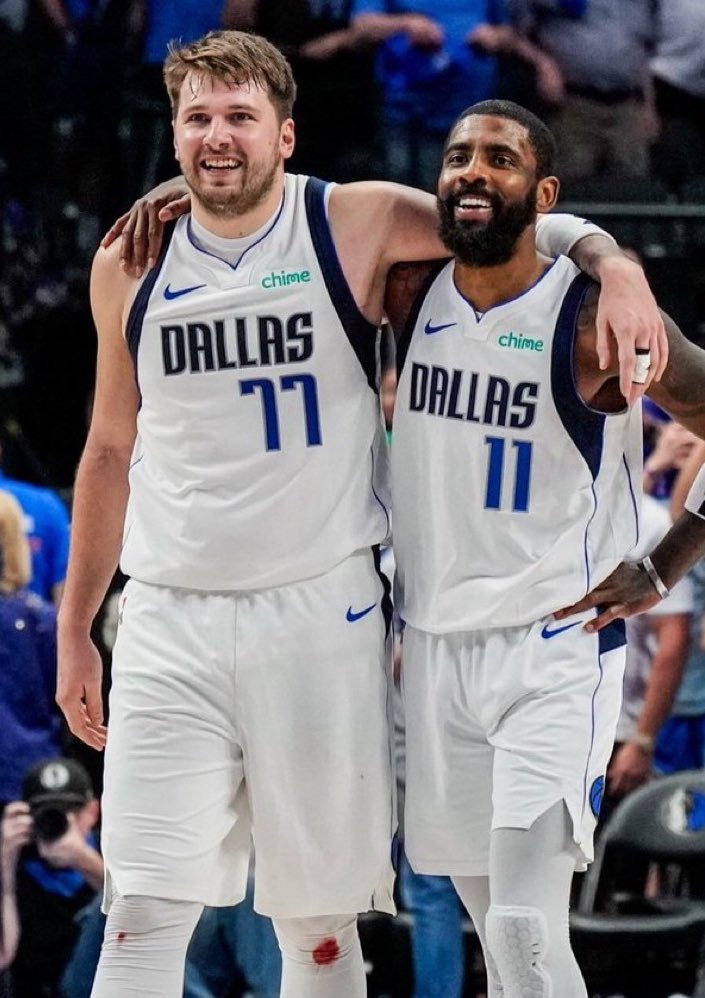 LUKA DONCIC TONIGHT:
33 PTS - 7 REB - 5 AST - 5 STL

KYRIE IRVING TONIGHT:
33 PTS - 3 REB - 4 AST - 60% FG

🔥🔥🔥