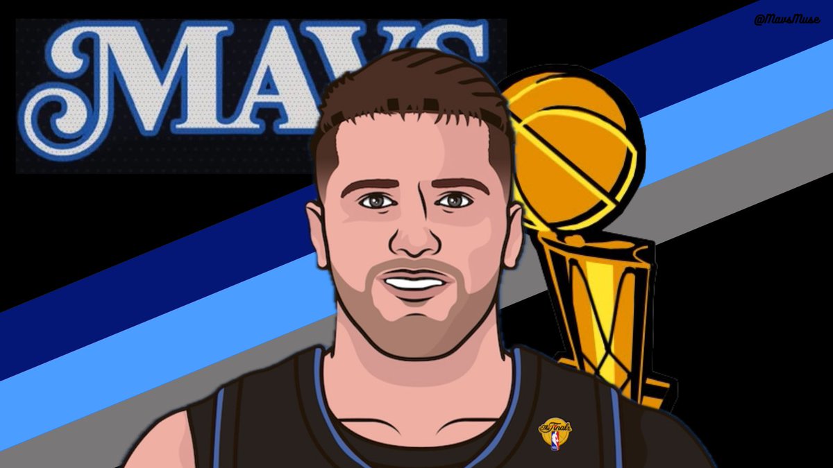 MavsMuse's tweet photo. Luka tonight:         Kyrie tonight:

33 PTS                    33 PTS
7 AST                       4 AST
5 REB                       3 REB
5 STL                       60% FG

— The Dallas Mavericks are 1 win away from the NBA Finals 🏆 https://t.co/CU0VtAifq8