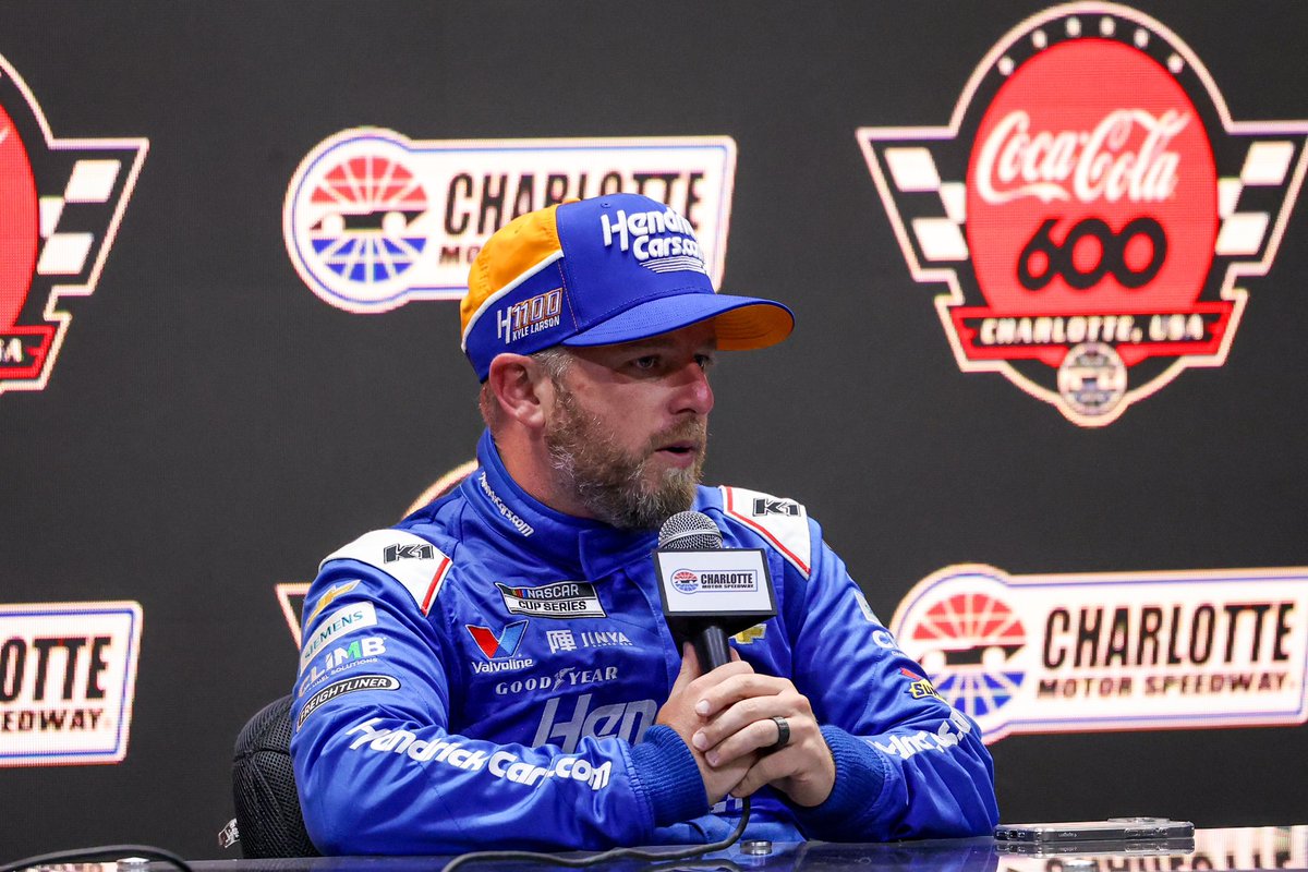 Quite the day for @J_Allgaier. 🐊 #CocaCola600 | @TeamHendrick