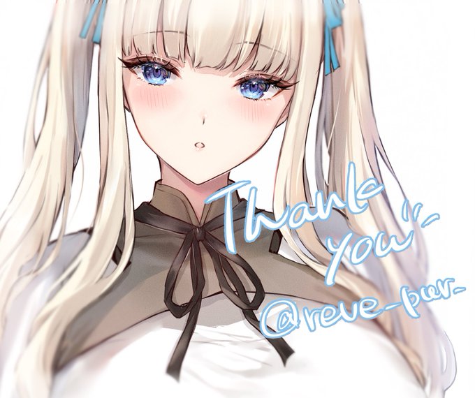 「blue eyes thank you」 illustration images(Latest)