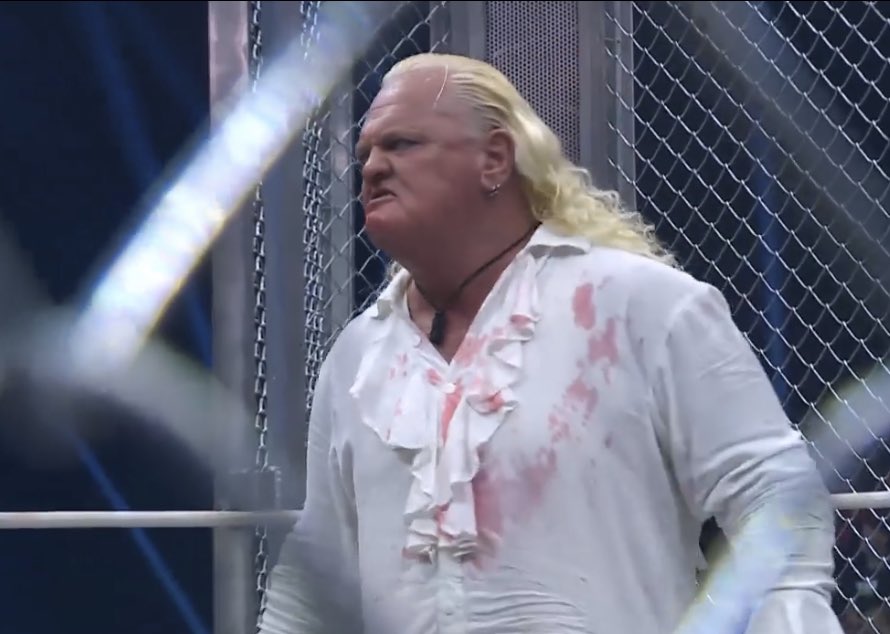 It is happened! Gangrel has shown up at Double or Nothing 🩸