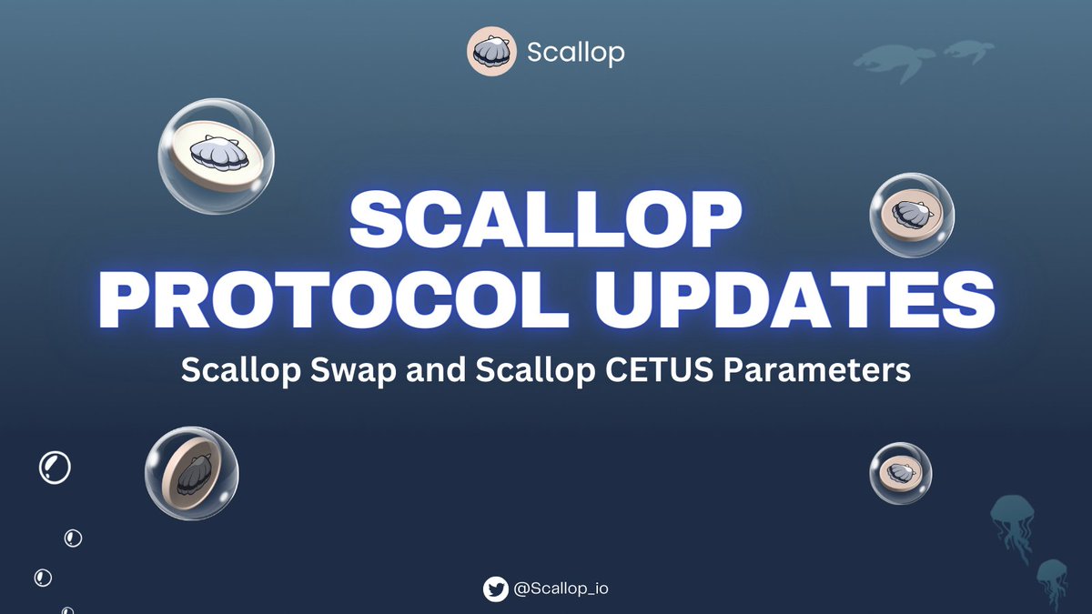 🚨SCALLOP PROTOCOL UPDATES🚨

🐚Scallop Swap
Due to an issue with our partner's RPC and Swap Router, we will be stopping Scallop Swap temporarily while we work on resolving the issue.

Stay tuned for our updated announcement once Scallop Swap is back online.

🐚Scallop Pool