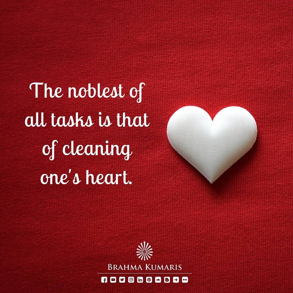 Each and every aspect of spiritual education is geared towards self-purification. 

That's because when we are pure, we naturally become a source of cure for others. Purity in itself is a blessing for the world. 

#brahmakumaris