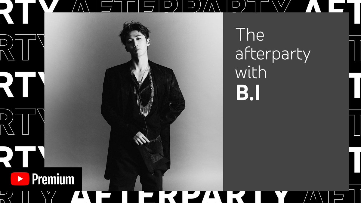 B.I’s ‘Tasty’ YouTube Premium Afterparty 오늘 저녁 9시에 B.I ‘Tasty’ 발매 기념 유튜브 프리미엄 애프터파티에서 만나요! ✔️ 2024.05.27 (월) 21:00 (KST) 🔗 youtube.com/live/bcI14O_k1… *Afterparty는 유튜브 프리미엄 가입자 대상으로 진행됩니다. *The Afterparty is exclusively for
