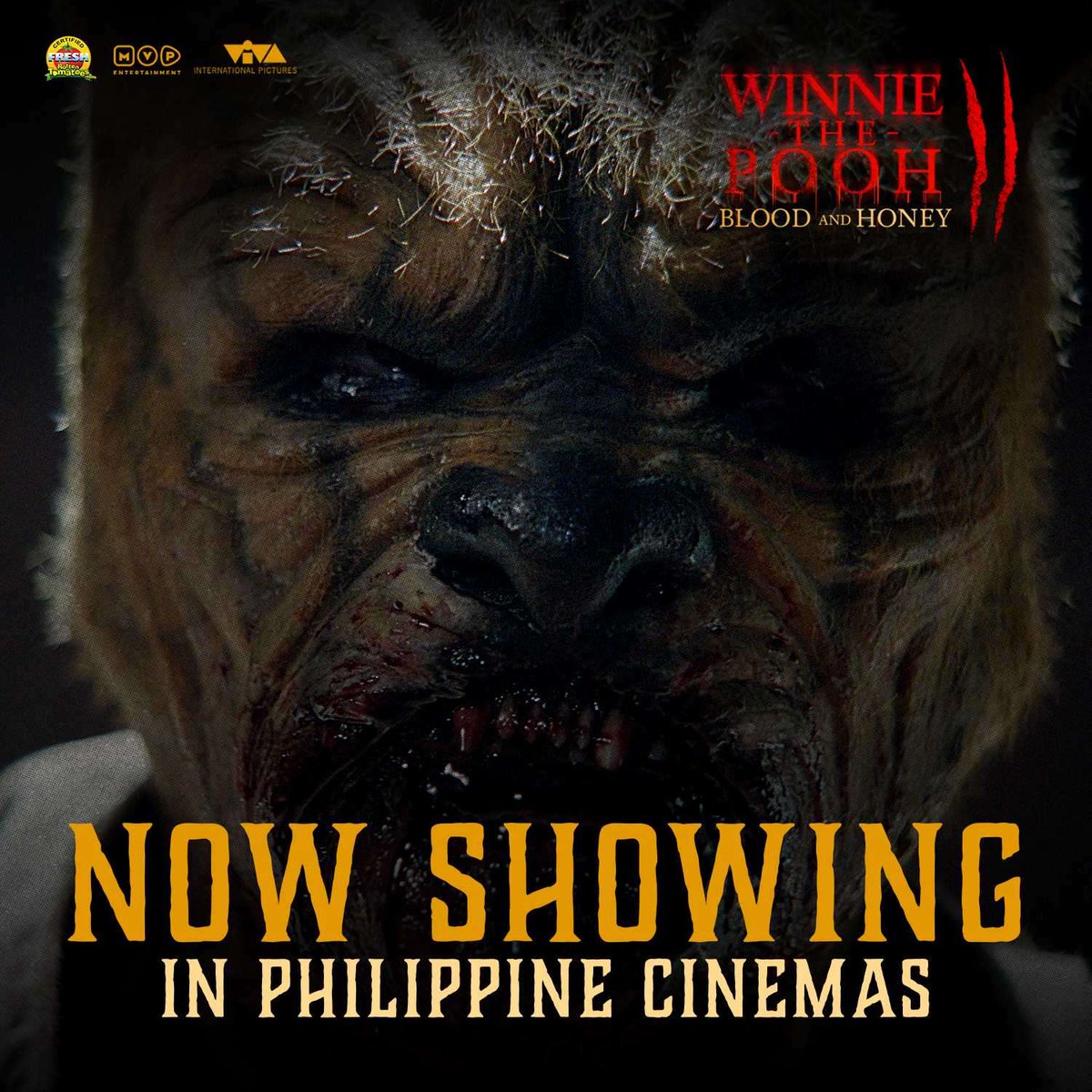 When HONEY is mixed with BLOOD, a DEADLY REVENGE arises! Catch 'WINNIE THE POOH: BLOOD and HONEY 2', NOW SHOWING In Philippine Cinemas! #WinnieThePooh2 #Blood&Honey2