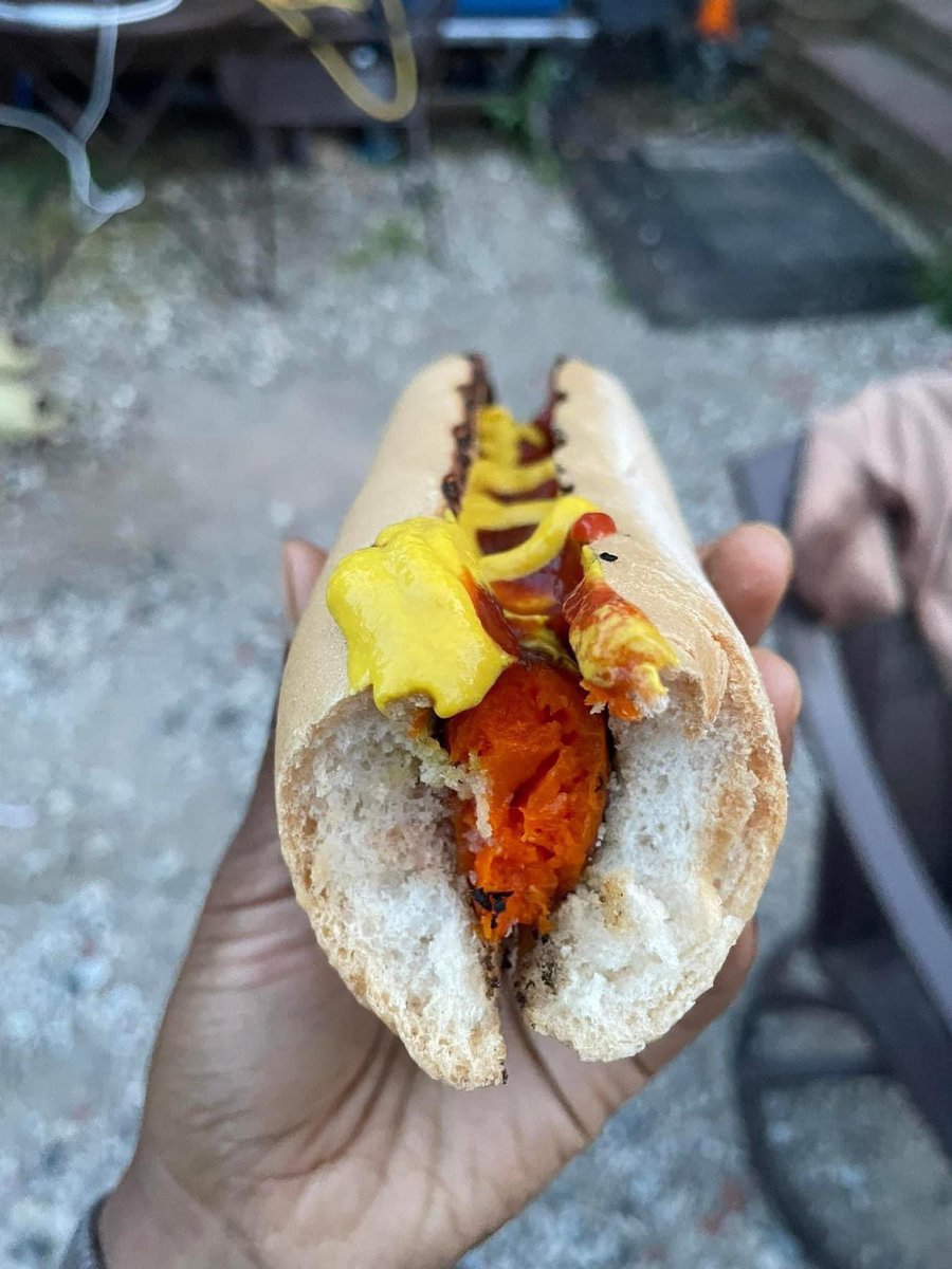 If I go to a cookout and bite a hot dog and it’s a carrot I’m fighting everybody