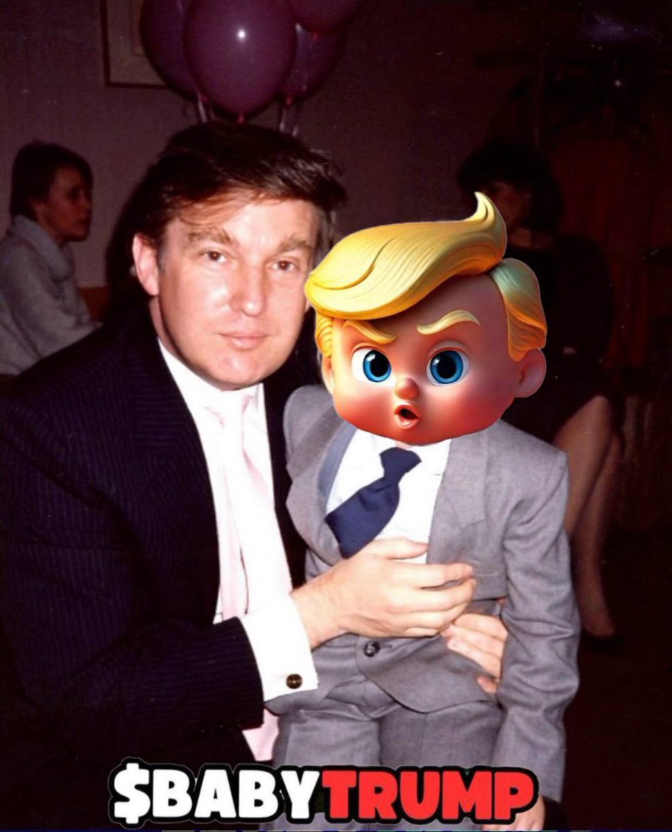 <a href="/Bullrun_Gravano/">𝔊𝔯𝔞𝔳𝔞𝔫𝔬</a> #babytrump <a href="/BabyTrumpToken/">BABYTRUMP</a> about to do a 100x in the next few months with election meta seeping through all of crypto. 👀
