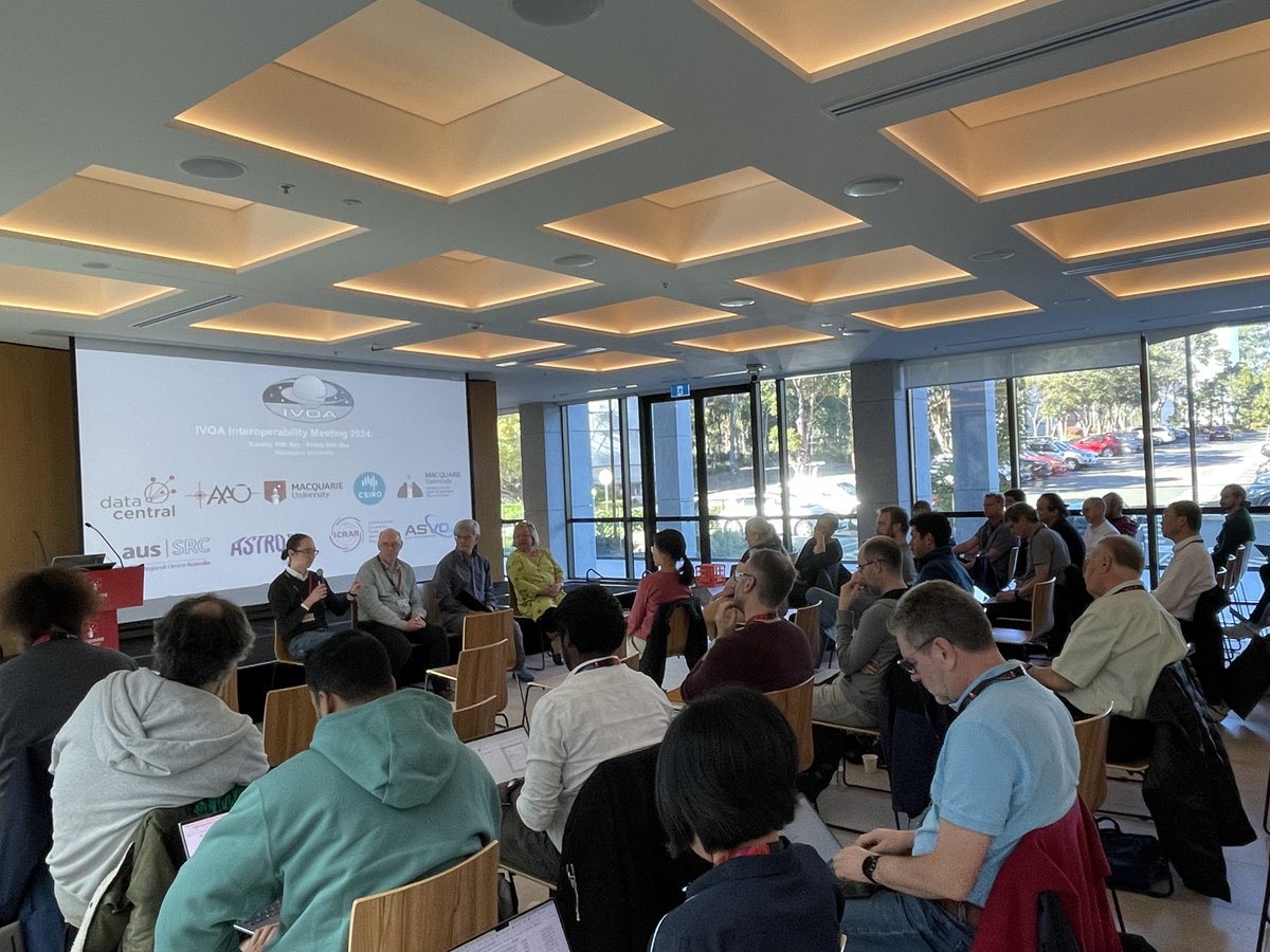 👏Hosted by the RDS section@AAOMacquarie, the IVOA <a href="/IVOAastro/">IVOA</a> Interoperability Meeting 2024  successfully took place at <a href="/Macquarie_Uni/">Macquarie University</a> Campus from 19-24 May! 🌍✨ Over 80 global experts discussed standards and tools  for integrating astronomical data, archives, and software.