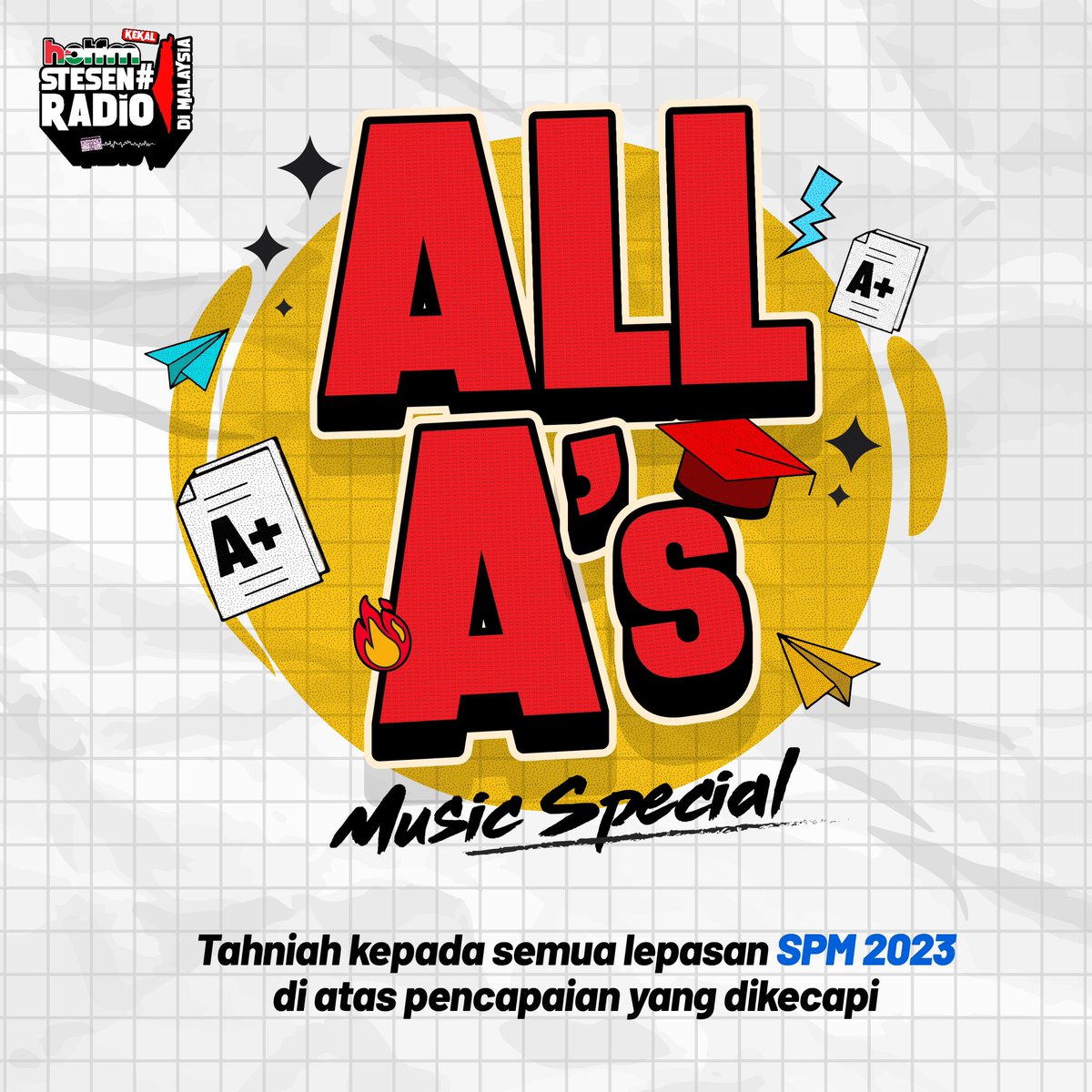 Music Special 'ALL ACE' di Hot FM sempena pelajar-pelajar ambil result SPM hari ni 📝 

Tahniah kepada semua lepasan SPM 2023 di atas pencapaian yang dikecapi. You guys terbaik! 👏🏻❤️

#HotFM #YangHangatDanTerbaik #RadioNo1 #KJJadiDJ #SPM2023