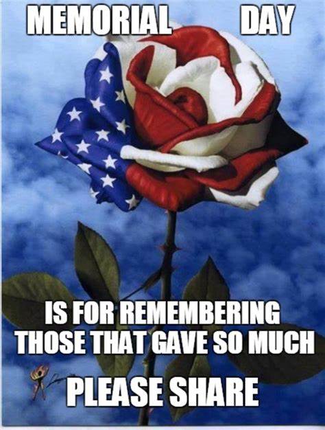 Happy Memorial Day. Remembering those that have sacrificed all for their country.