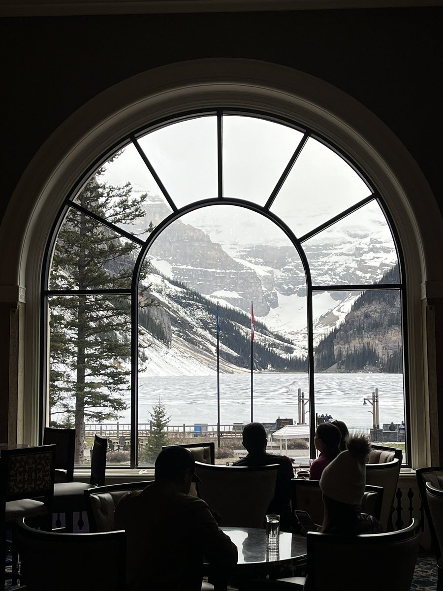 Lake Louise or stay home to watch WCE????  Yep not a hard decision right now! #wce #lakelouise #fairmontlakelouise