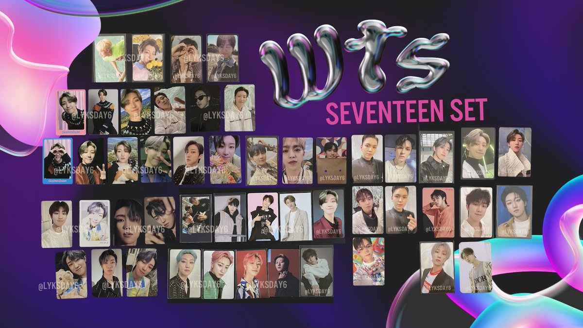 lyksday6's tweet image. WTS/LFB

SEVENTEEN pcs / pobs 

💰Sold as set. ₱5500
🚚MOD: LBC for security, can do meetups 
🤩 Mostly minghao, can include free poster, unsealed album, etc

📎svt pc pob wonwoo dangwa hoshi teenage vernon dicon fts sector17 attacca hmv 24h cl ode carver thename mingyu jun dino