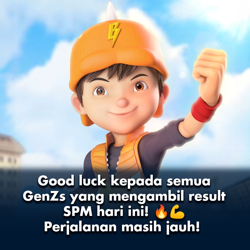 Selamat mengambil keputusan SPM kepada semua! Mesti berdebar-debarkan? Semoga maju jaya korang! 💪🥳 #BoBoiBoy #MONSTA #SPM2023