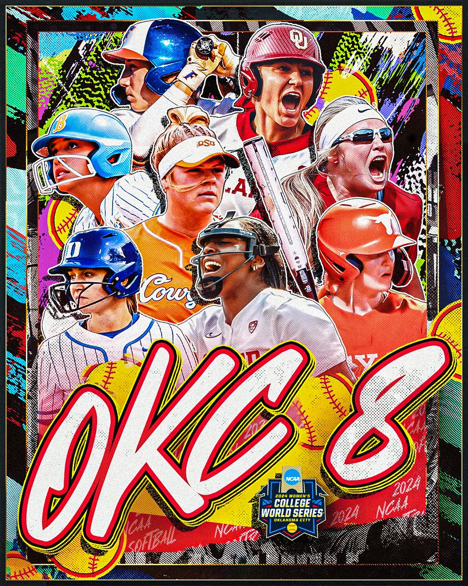 The OKC 8️⃣ 🥎 #WCWS