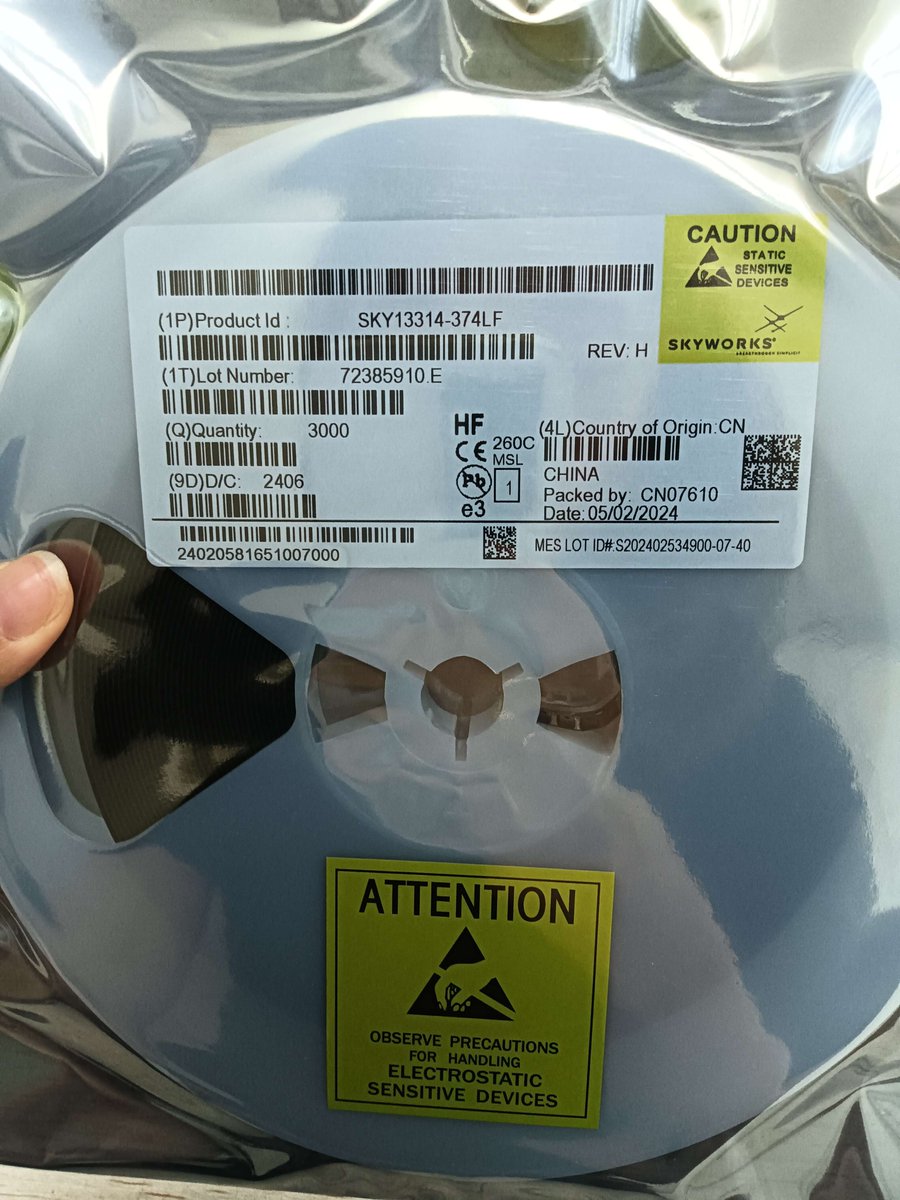 offer : SKYWORKS
SKY13314-374LF
SPQ=MOQ=3K
23+/24+ Delivery time around 1-2t days/large stock/guaranteed delivery
Mobile ：+86-18306693870
