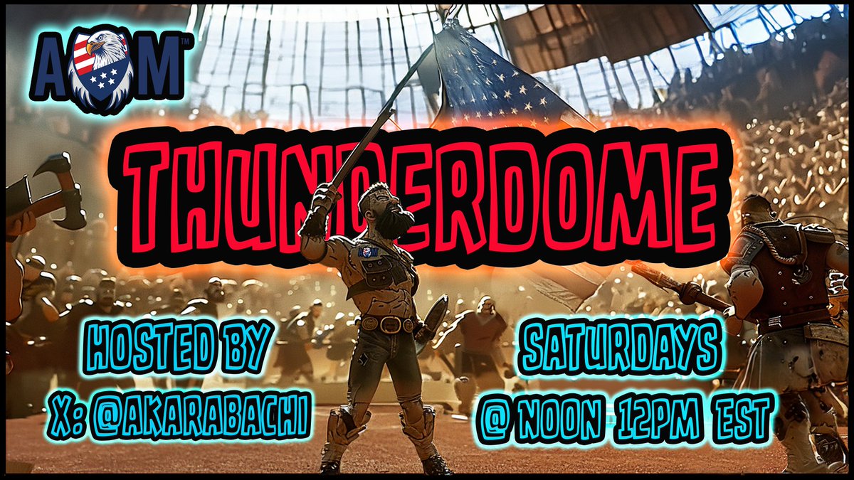 AM Thunderdome 05.26.24 XSpace*, hosted by @AKarabachi with special guest @JudgeJoeBrownTV is now available on @rumblevideo! (yes, ALL close-to- 6 hours!) * 🎙️x.com/i/spaces/1OdKr… 📽️ Stream rumble.com/v4xmhmn-am-thu…