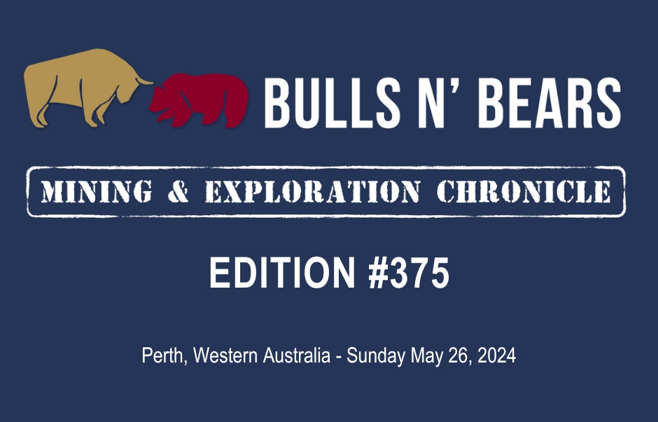 BullsNBearsWA's tweet image. Bulls N&apos; Bears Chronicle 375 has been unearthed!

Read it here: bit.ly/45bQQXD

Subscribe to get it emailed directly to your inbox. bit.ly/46LCixx

#MiningNews #ASX #BullsNBearsWA #TheWestAustralian #BullsNBearsChronicle