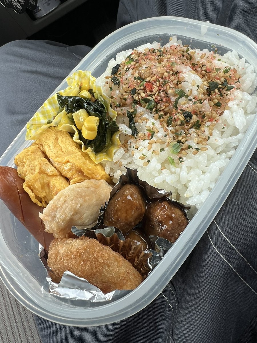 「少女の胃袋弁当」🍱
いただきますΨ( 'ч' ☆)