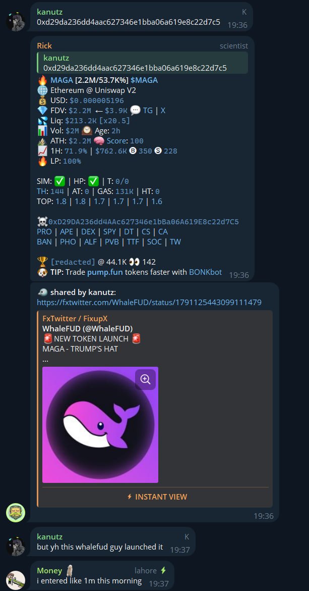 redcirclehq's tweet image. 110x cook on $MAGA

2m =&amp;gt; 220m+