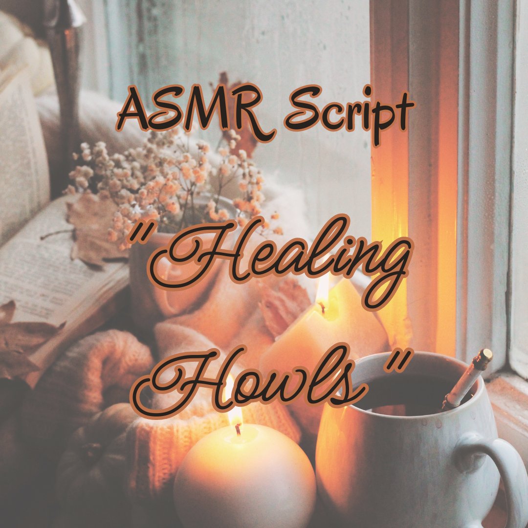 _KyoVerse's tweet image. The second script I owed!!

[M4A] Healing Howls [I’m here for you] [Healing] [Supernatural] [Werewolf] [Friends to ?]

Masterlist: airtable.com/appVk40DFjAgNW…

#asmr #asmrscript #M4A
#supernatural