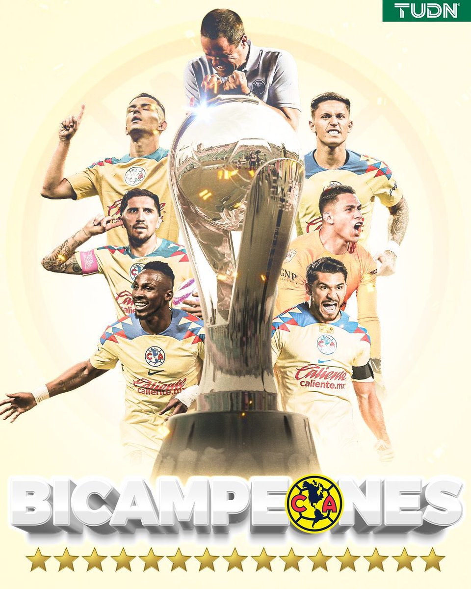 🚨🇲🇽 CLUB AMERICA ARE BACK TO BACK LIGA MX CHAMPIONS! 🏆 They now have a  total of 15 LEAGUE TITLES to their name! 🤯🦅, image size:960x1200